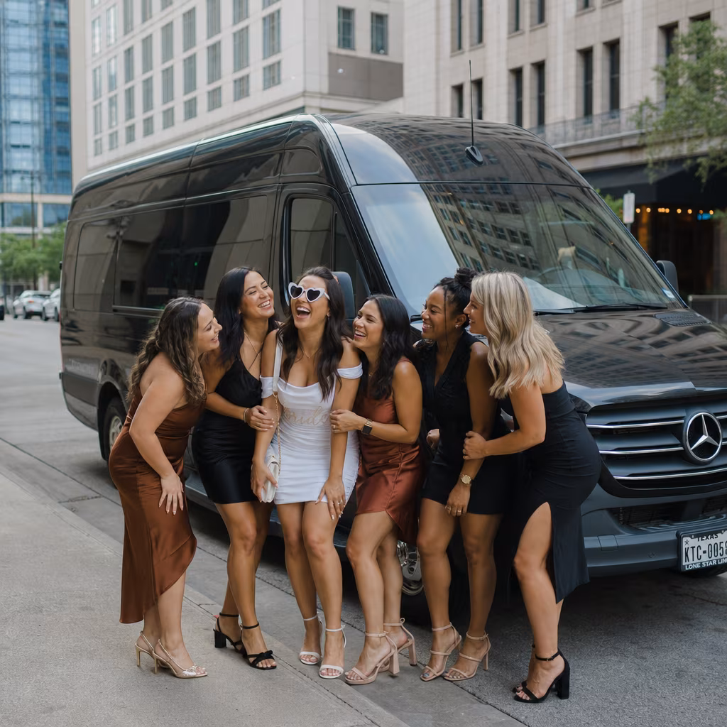Bachelor and bachelorette party bus